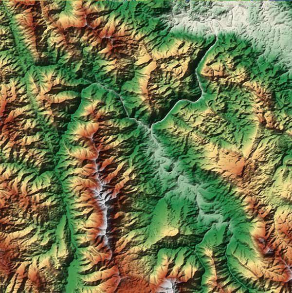 WorldDEM DTM lite over Aceh, Indonesia, northern end of Sumatra WorldDEM DTM lite over Aceh, Indonesia, northern end of Sumatra