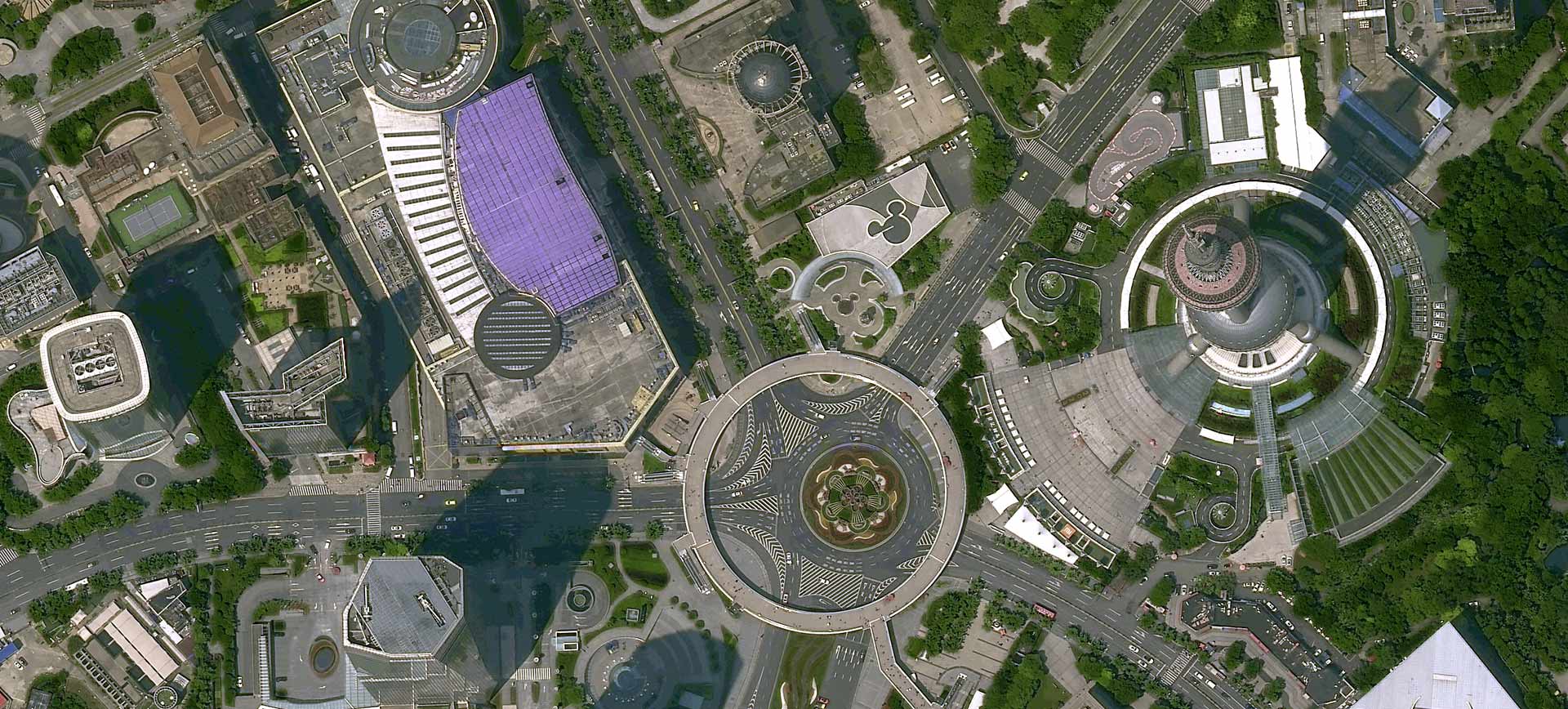 Shanghai, China, at 30cm resolution by Pléiades Neo 3 satellite, copyright Airbus DS 2021