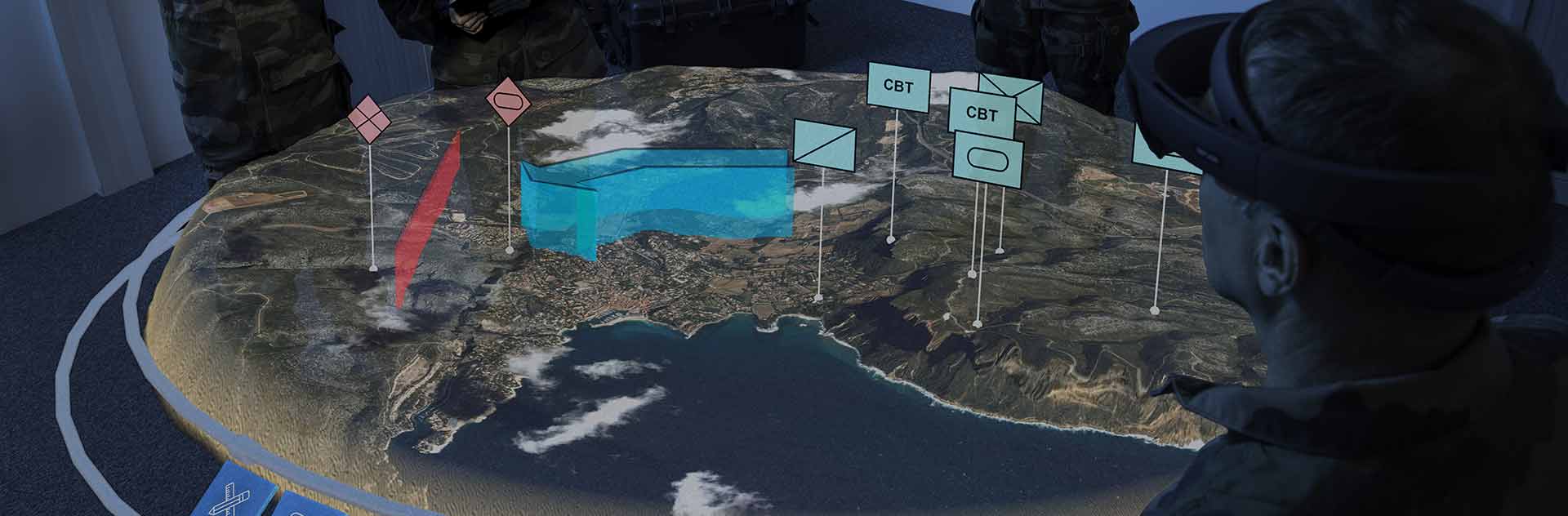 Holographic Tactical Sandbox allows decision-makers to continue interacting with their environment and staff