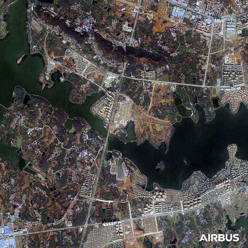 Pléiades Satellite Image - Wuhan Coronavirus Hospital Pléiades Satellite Image - Wuhan Coronavirus Hospital