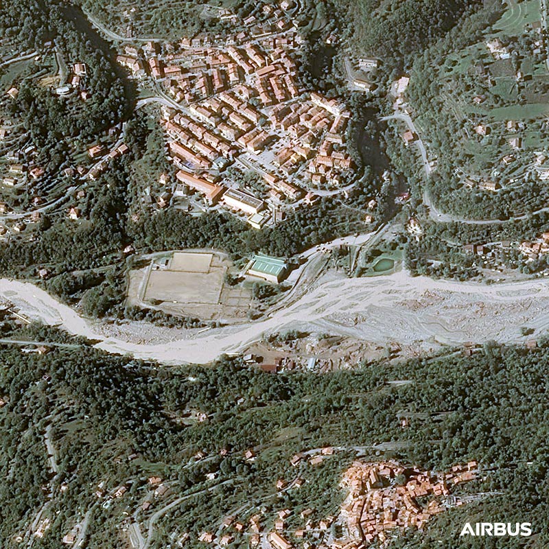 Pléiades - Floods of the Vésubie, Roquebillière Pléiades - Floods of the Vésubie, Roquebillière