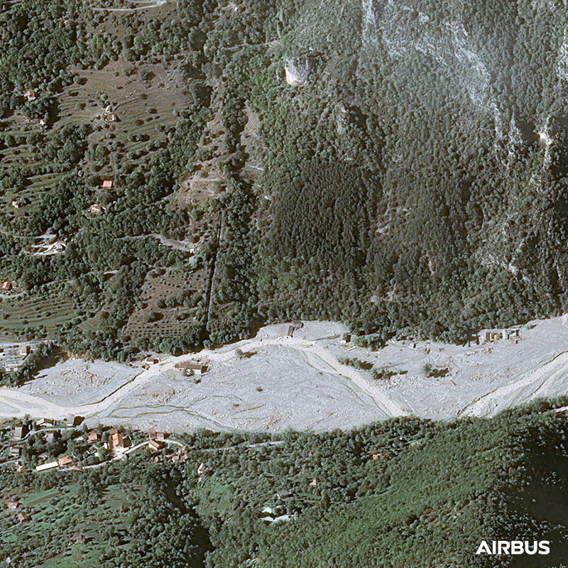 Pléiades - Floods of the Vesubie, Roquebillière Pléiades - Floods of the Vesubie, Roquebillière