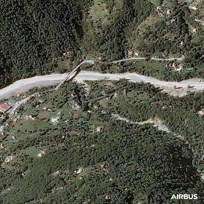 Pléiades - Floods of the Vesubie, Roquebillière Pléiades - Floods of the Vesubie, Roquebillière