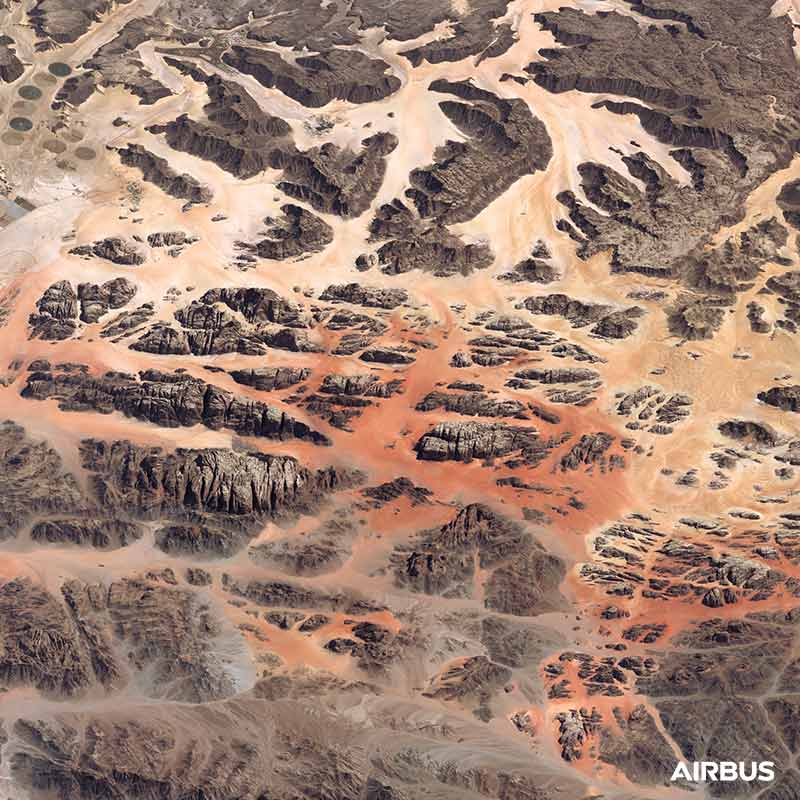 Pléiades - Wadi Rum Desert Valley, Jordan Pléiades - Wadi Rum Desert Valley, Jordan