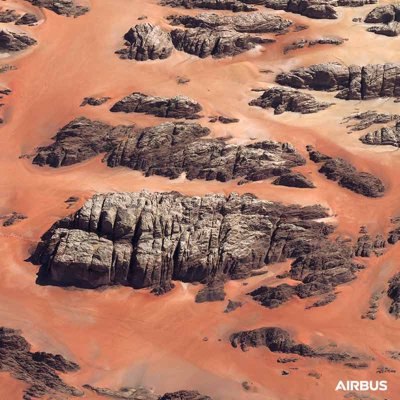 Pléiades - Wadi Rum Desert Valley, Jordan Pléiades - Wadi Rum Desert Valley, Jordan