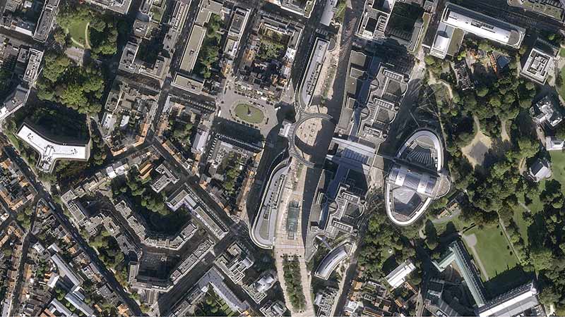 Pléiades Neo Satellite Image - Brussels Belgium - 30cm resolution
