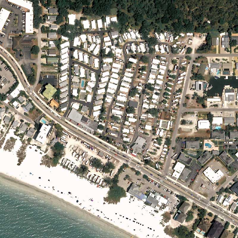 Pléiades Neo - Fort Myers Beach before hurricane - Detail 1 Pléiades Neo - Fort Myers Beach before hurricane - Detail 1