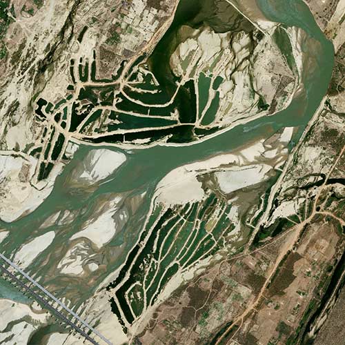 Pléiades Neo - Dehri Sand Mine, India - 30cm resolution