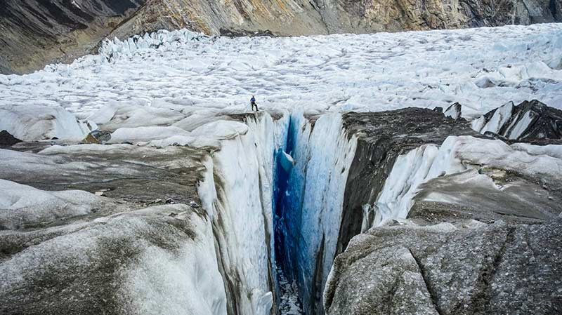 Vincent Colliard - Stikine river - crevasse