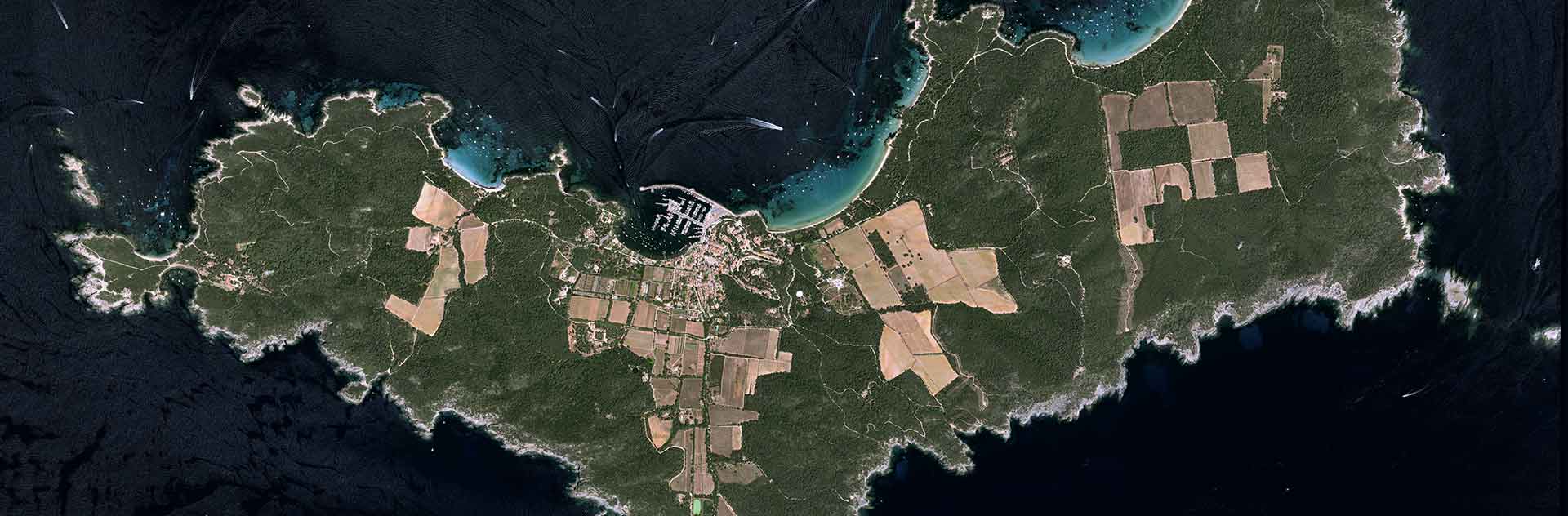 Pléiades Neo satellite image - Botanical Conservatory of Porquerolles, France - 30cm resolution