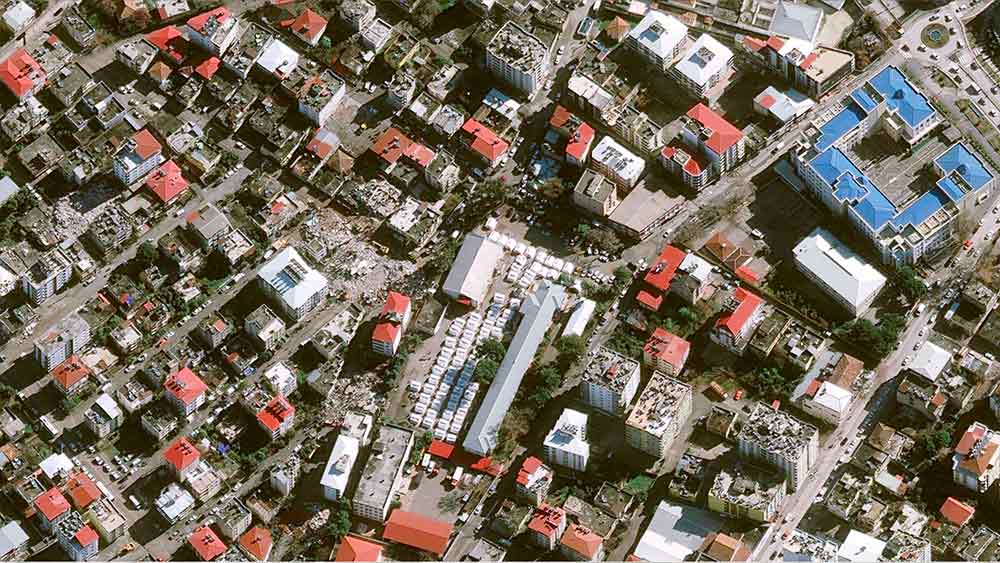 Earthquake in Türkiye, first impact study on Osmaniye City with Pléiades Neo image