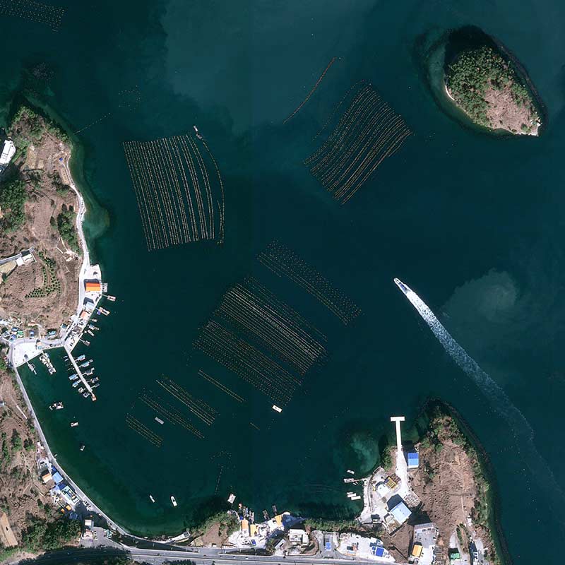 Pléiades Neo -&nbsp; Tongyeong, South Korea -30cm resolution