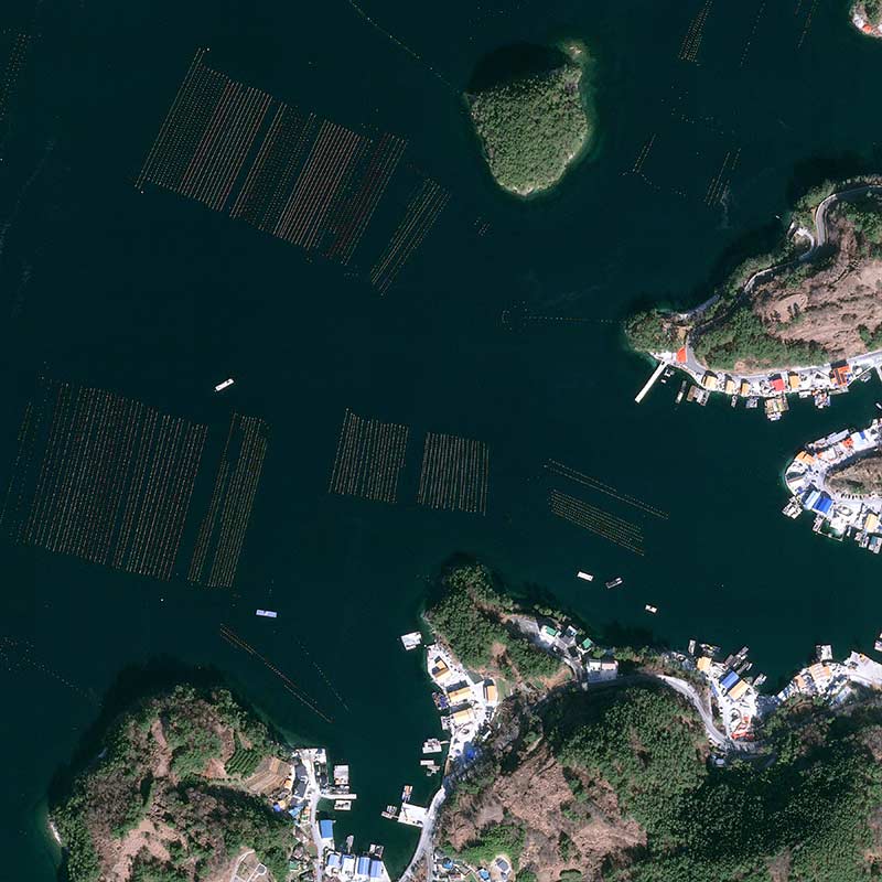 Pléiades Neo -&nbsp; Tongyeong, South Korea -30cm resolution