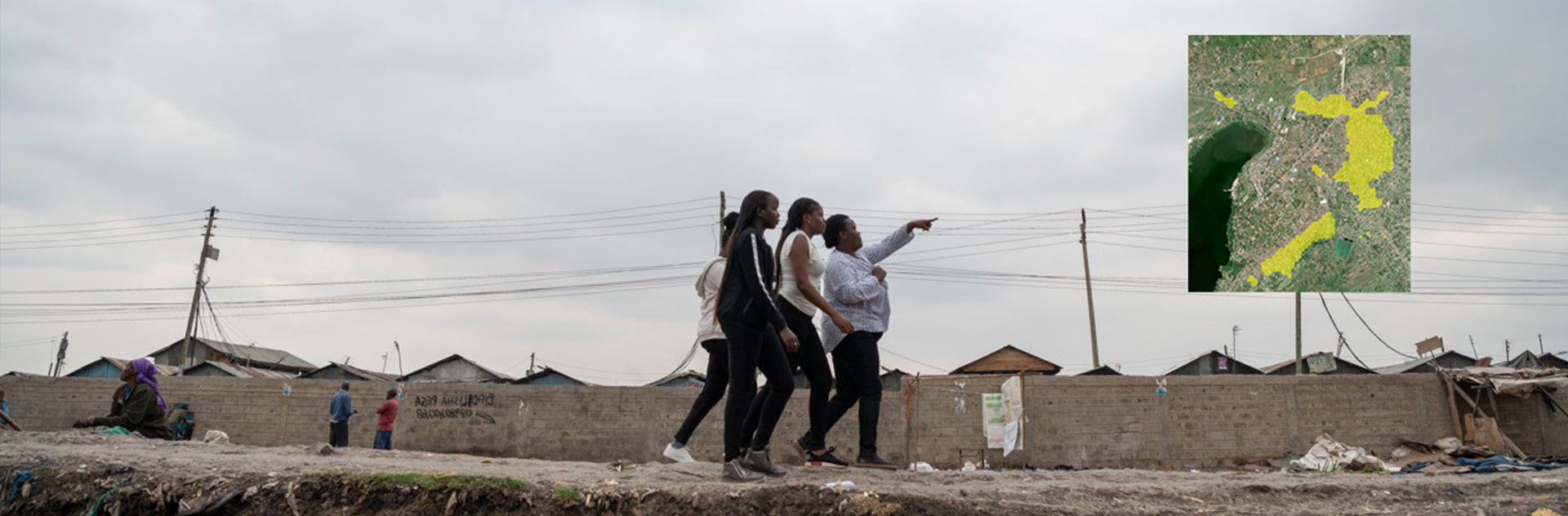 Woman in slum - Kenya