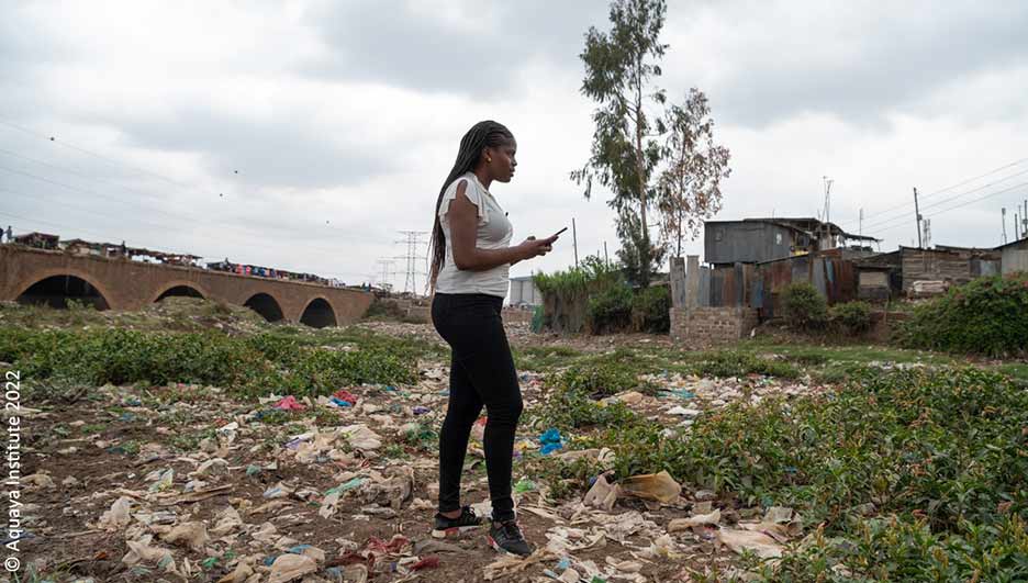 Women in a slum - Kenya
