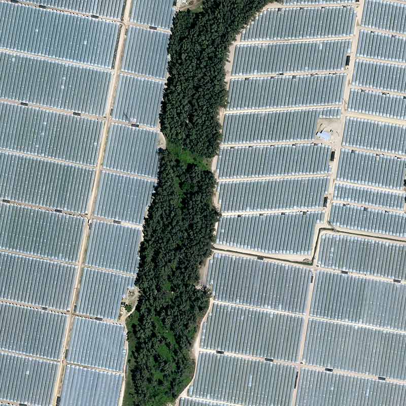 Pléiades Neo - El Rocio, Spain - 30cm resolution - Strawberries at the mouth of the Guadalquivir