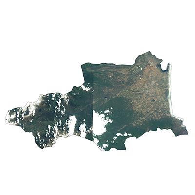 SPOT6 , Ortho, May 2023 - Drought in&nbsp;Pyrénées Orientales, France