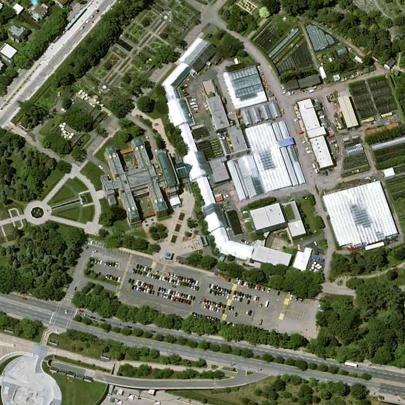 Pléiades Neo satellite image &nbsp;- The Botanical Garden of Montreal, Canada - 30cm resolution