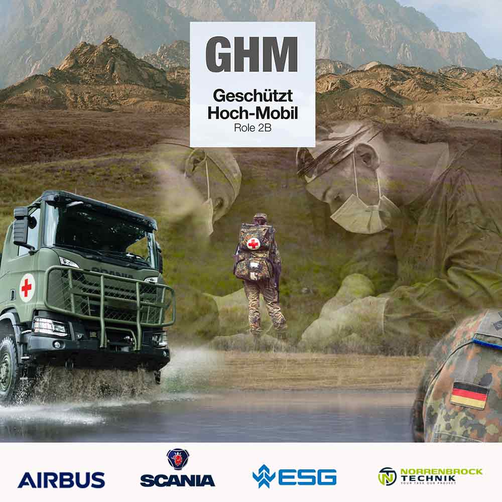 Geschützt Hoch-Mobil Role 2 Bravo (GHM R2B) Geschützt Hoch-Mobil Role 2 Bravo (GHM R2B)