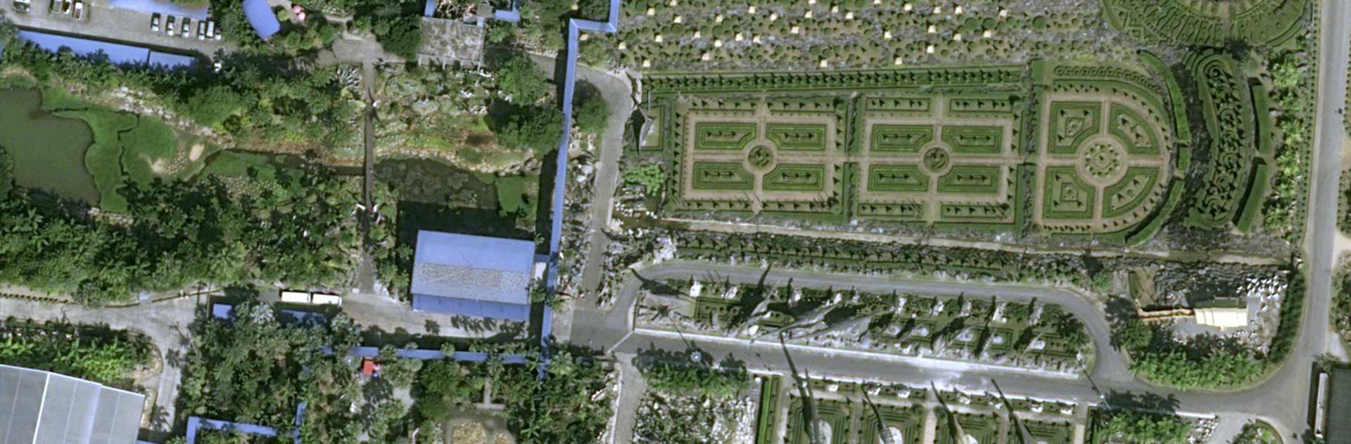 Pléiades Neo image satellite - Nong Nooch Tropical Botanical in Pattaya, Thailand - 30cm resolution