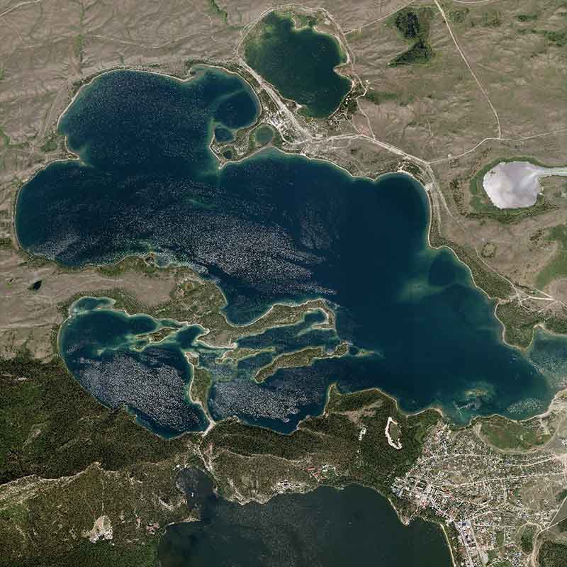 Pléiades Neo satellite image - Borovoye, Kazakhstan - 30cm resolution