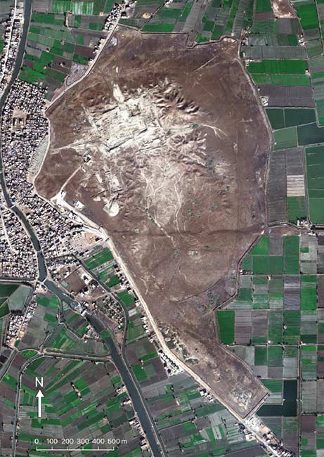 Pléiades Neo of the site of Tell San el-Hagar Tanis