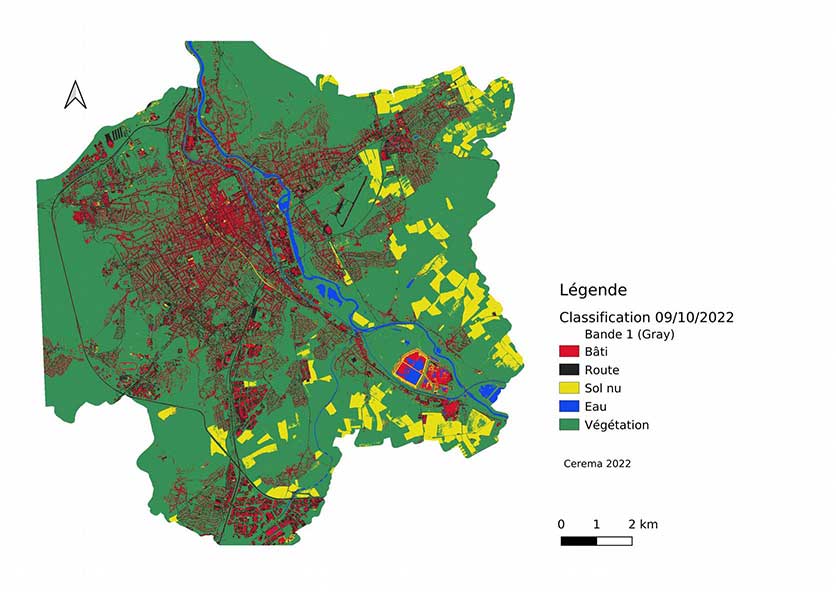 Classification applied on Pléiades Neo 6-bands imagery Classification applied on Pléiades Neo 6-bands imagery