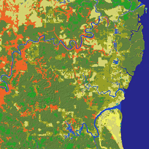 WorldDEM Clutter Map - Aceh, Indonesia